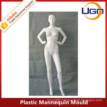 Female Egg Head Mannequin mould In Matt White